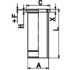 TULEJA CYLINDROWA KOLBENSCHMIDT 89846110 MERCEDES OM541 96-