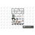 KOMPLET USZCZELEK GŁOWICY BGA HN3333 OPEL 1.9CDTI 03- zaw.5mm