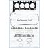 KOMPLET USZCZELEK GŁOWICY AJUSA 52291200 VOLVO 16V 2.0 10-