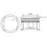 TŁOK MV PARTS P9317 STD MERCEDES 1.8 03-