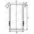 TULEJA CYLINDROWA GOETZE 1526008000 FIAT 17.2D 84-02