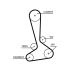 PASEK ROZRZĄDU GATES 5645XS JEEP 2.8D 07-