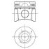 TŁOK KOLBENSCHMIDT 99418610 0.50 ROVER 2.5TD 98-04