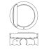 TŁOK MV PARTS P8547 STD HYUNDAI 16V 2.0 