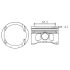 TŁOK MV PARTS P8328 STD ALFA ROMEO 2.0 95-