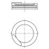 TŁOK MAHLE 0110812 1.00 OPEL 1.6 86-