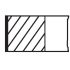 PIERŚCIENIE TŁOKOWE MAHLE 08325N2 0.50 BMW 1.2/1.5/2 3.0 04-