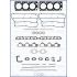 KOMPLET USZCZELEK GŁOWICY AJUSA 52350000 MITSUBISHI V6 3.5 00-04