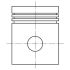 TŁOK MAHLE 0121203 0.50 OPEL 1.6 16V Z16XE 99-