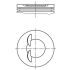 TŁOK MAHLE 0117001 0.50 OPEL 1.8 DOHC 16V 94-