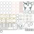KOMPLET USZCZELEK SILNIKA VICTOR REINZ 01-33980-08 IVECO 8280.42 84-93