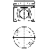 TŁOK KOLBENSCHMIDT 40463601 STD MERCEDES OM541/542 03-
