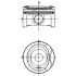 TŁOK KOLBENSCHMIDT 40080620 0.50 TOYOTA 1.6 99-