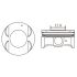 TŁOK MV PARTS P9420 STD CHEVROLET 16V 1.8 