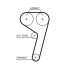 PASEK ROZRZĄDU GATES 5669XS FORD 1.5-1.6 11-