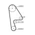 KOMPLET ROZRZĄDU GATES K015410XS HONDA 1.6 92-02