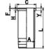 TULEJA CYLINDROWA KOLBENSCHMIDT 88476110 CYL VO 9.6D 65-84