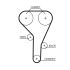 PASEK ROZRZĄDU GATES 5638XS MITSUBISHI 1.5T 05-