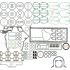 KOMPLET USZCZELEK SILNIKA VICTOR REINZ 01-33358-06 DEUTZ TCD2015
