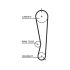 PASEK ROZRZĄDU GATES 5591XS DAIHATSU 1.0 98-
