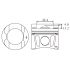TŁOK MV PARTS P9451 STD MERCEDES 16V 2.1CDI