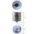 FILTR PALIWA KNEHT KL788 PSA 1.6HDI 08-