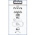 KOMPLET USZCZELEK SILNIKA AJUSA 50326800 RENAULT 16V 1.6 05-