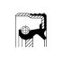 USZCZELNIACZ WAŁU PRZÓD SIMMERRING CORTECO 01016760B VOLVO TD61/TD71 85-