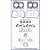 KOMPLET USZCZELEK GŁOWICY AJUSA 52371100 SUBARU 16V 2.0 98-