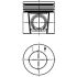 TŁOK KOLBENSCHMIDT 40678610 0.50 PERKINS 1104C/1104C 03-