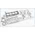 KOMPLET USZCZELEK SILNIKA AJUSA 50330200 OPEL 16V 1.4 06-