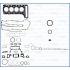 KOMPLET USZCZELEK SILNIKA AJUSA 50330700 MERCEDES 2.2CDI 11-