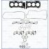 KOMPLET USZCZELEK GŁOWICY AJUSA 52357200 TOYOTA V6 24V 3.0 05-