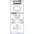 KOMPLET USZCZELEK GŁOWICY AJUSA 52364100 RENAULT V6 3.0DCI 10- LEWA