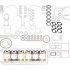 KOMPLET USZCZELEK SILNIKA VICTOR REINZ 01-33965-02 IVECO 8210.42 92-