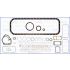 KOMPLET USZCZELEK BLOKU AJUSA 54102900 VOLVO TD100 88-