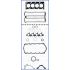 KOMPLET USZCZELEK SILNIKA AJUSA 50172400 FORD 16V 1.8 98-05