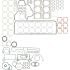 KOMPLET USZCZELEK BLOKU VICTOR REINZ 01-25110-46 MAN D2566 76-