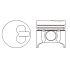 TŁOK MV PARTS P9892 STD MAZDA 2.0TD 92-