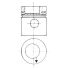 TŁOK KOLBENSCHMIDT 93831606 STD MERCEDES OM364/366A 84-