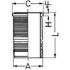 TULEJA CYLINDROWA KOLBENSCHMIDT 89500110 ALFA ROMEO 2.5TD HONOWANA