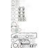 KOMPLET USZCZELEK SILNIKA GLASER S83424-00 DEUTZ TCD2013L06 4V