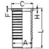 TULEJA CYLINDROWA KOLBENSCHMIDT 88568110 SCANIA DS14 88-