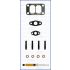 KOMPLET USZCZELEK TURBOSPRĘŻARKI AJUSA JTC11315 IHC DT466 -