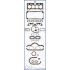 KOMPLET USZCZELEK SILNIKA AJUSA 50010700 RENAULT 1.4T 82-85