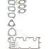 KOMPLET USZCZELEK GŁOWICY GLASER D32768-00 DEUTZ F3L1011F