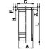 TULEJA CYLINDROWA KOLBENSCHMIDT 89925110 DAF MX340 06-