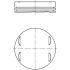 TŁOK MAHLE 0832002 0.50 BMW 2.5 00-