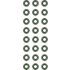 KOMPLET USZCZELNIACZY ZAWOROWYCH VICTOR REINZ 12-34944-01 VOLVO D16 87-02