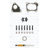 KOMPLET USZCZELEK TURBOSPRĘŻARKI AJUSA JTC12043 RENAULT 1.5DCI 10-